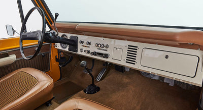Classic Ford Bronco dashboard