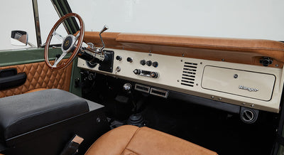 Classic Ford Bronco dashboard