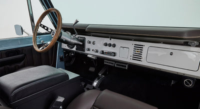 Classic Ford Bronco dashboard