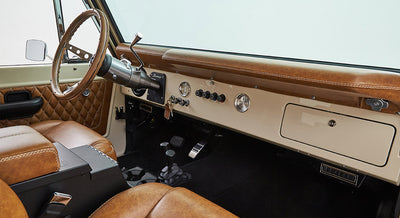 Classic Ford Bronco dashboard