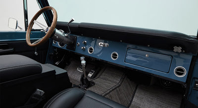 Classic Ford Bronco dashboard
