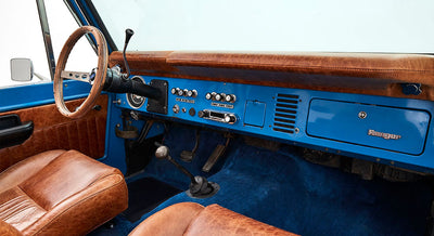 Classic Ford Bronco dashboard