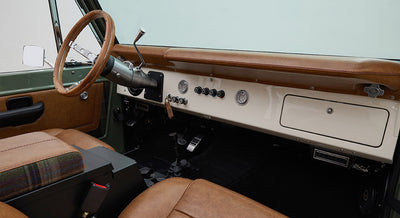 Classic Ford Bronco dashboard