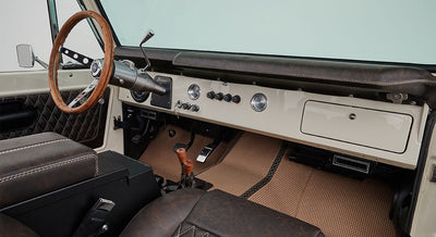 Classic Ford Bronco dashboard