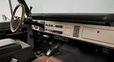 Classic Ford Bronco dashboard