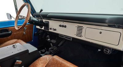 Classic Ford Bronco dashboard