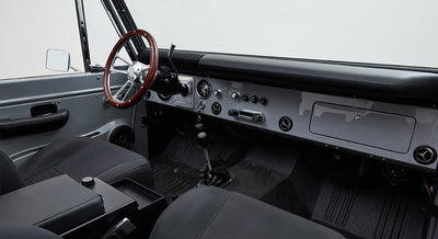 Classic Ford Bronco dashboard