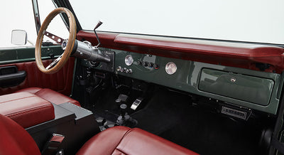 Classic Ford Bronco dashboard