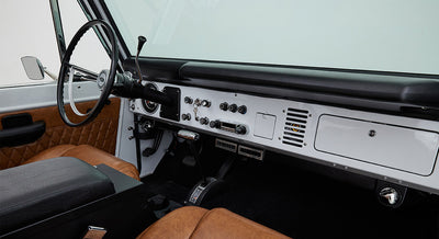 Classic Ford Bronco dashboard