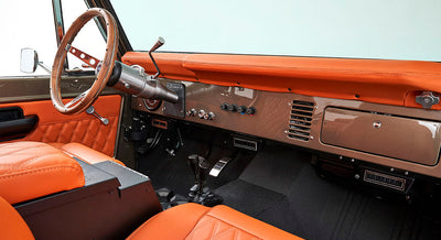 Classic Ford Bronco dashboard