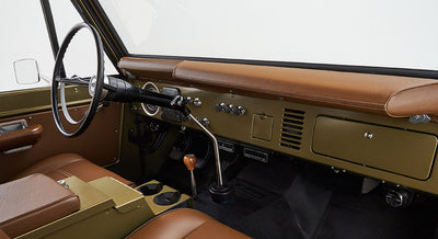 Classic Ford Bronco dashboard