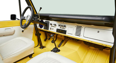 Classic Ford Bronco dashboard
