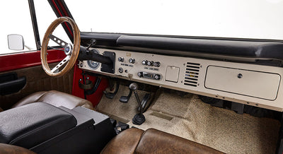 Classic Ford Bronco dashboard