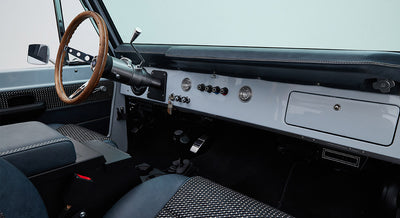Classic Ford Bronco dashboard