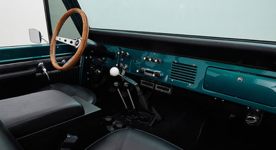 Classic Ford Bronco dashboard