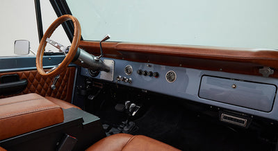 Classic Ford Bronco dashboard
