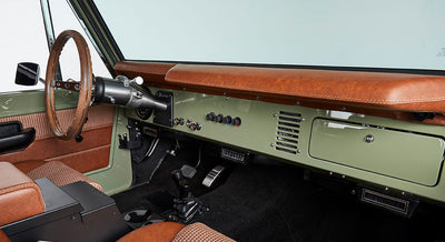 Classic Ford Bronco dashboard