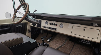 Classic Ford Bronco dashboard