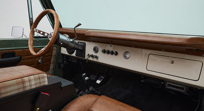 Classic Ford Bronco dashboard