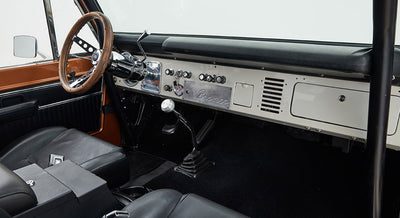 Classic Ford Bronco dashboard