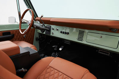 Classic Ford Bronco dashboard