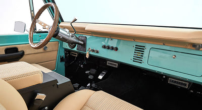 Classic Ford Bronco dashboard