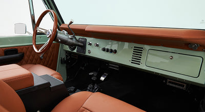 Classic Ford Bronco dashboard