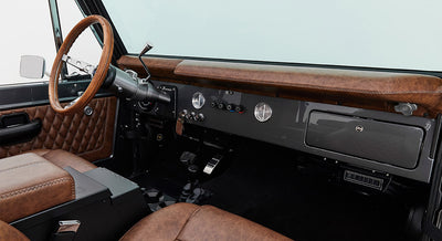 Classic Ford Bronco dashboard