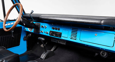 Classic Ford Bronco dashboard