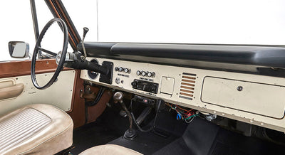 Classic Ford Bronco dashboard