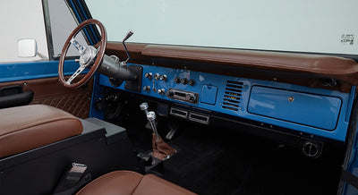 Classic Ford Bronco dashboard