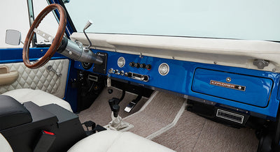 Classic Ford Bronco dashboard