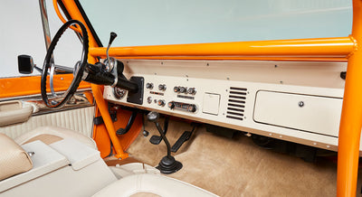 Classic Ford Bronco dashboard