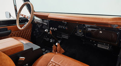 Classic Ford Bronco dashboard