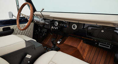 Classic Ford Bronco dashboard