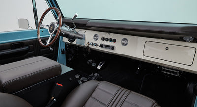 Classic Ford Bronco dashboard