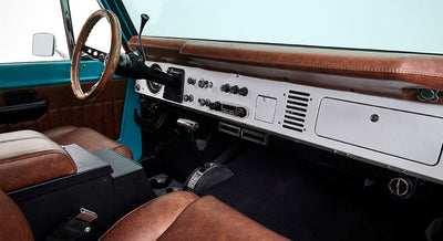 Classic Ford Bronco dashboard