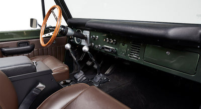 Classic Ford Bronco dashboard