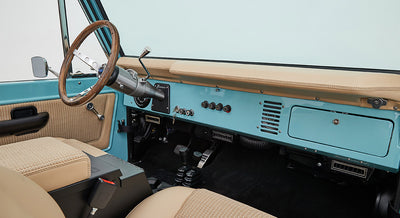 Classic Ford Bronco dashboard
