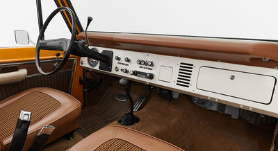 Classic Ford Bronco dashboard