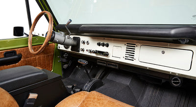 Classic Ford Bronco dashboard