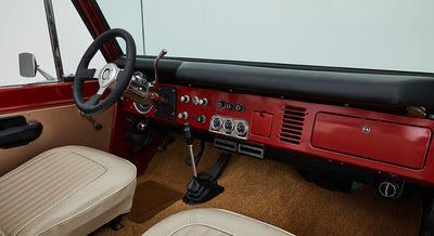 Classic Ford Bronco dashboard