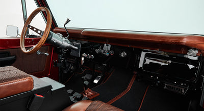 Classic Ford Bronco dashboard