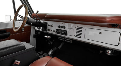 Classic Ford Bronco dashboard