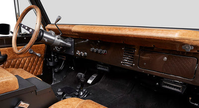 Classic Ford Bronco dashboard