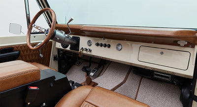 Classic Ford Bronco dashboard