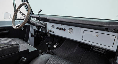 Classic Ford Bronco dashboard