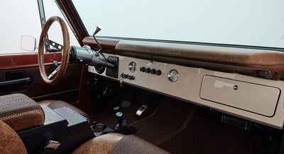 Classic Ford Bronco dashboard