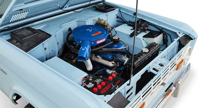 Classic Ford Bronco engine bay