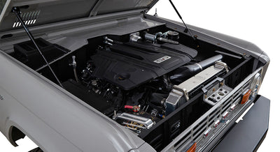 Classic Ford Bronco engine bay
